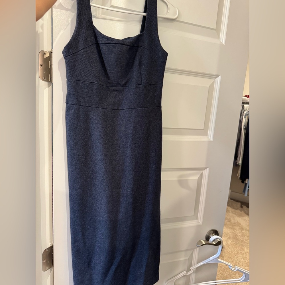 Banana Republic Strapless Dark Blue Dress
